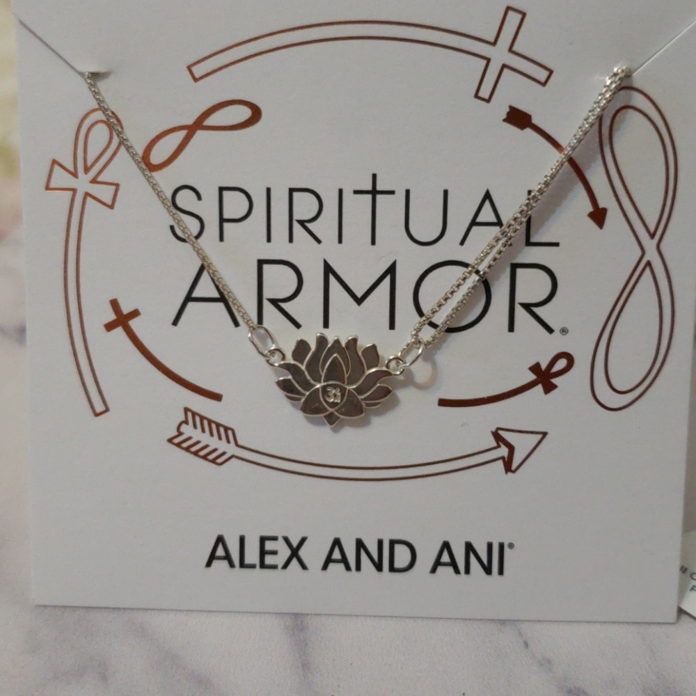 Alex and Ani Lotus Peace Petals Necklace